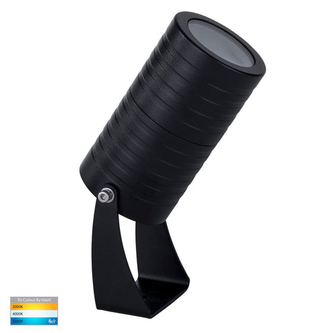 Nova Aluminium Black 5w LED Garden Spike Light - HV1462T-BLK