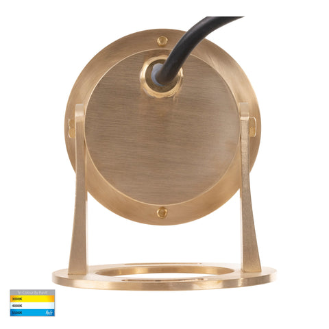 Onder Solid Brass TRI Colour LED Pond Light - HV1491T-BR