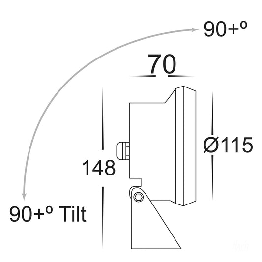 Sotto 316 Stainless Steel 15w LED Pond or Garden Light - HV1494T