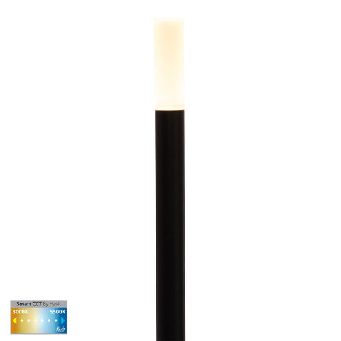 Drique Aluminium Black CCT 5 Light LED Bollard Spike Light Kit - HV1514CCT-BLK-KIT