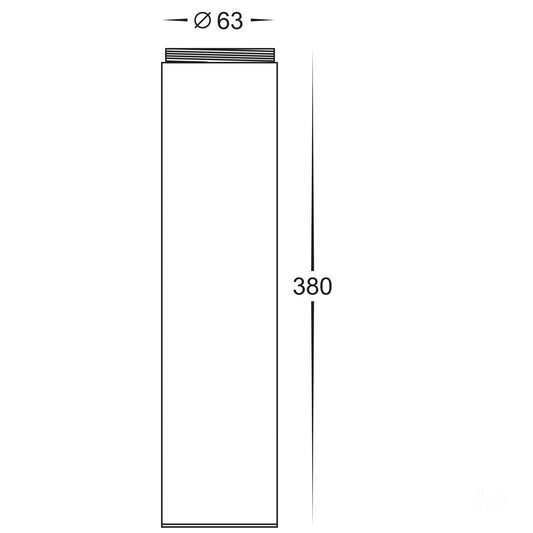 Bollard Extension for HV1622-BLK - HV1622-BLK-EXT