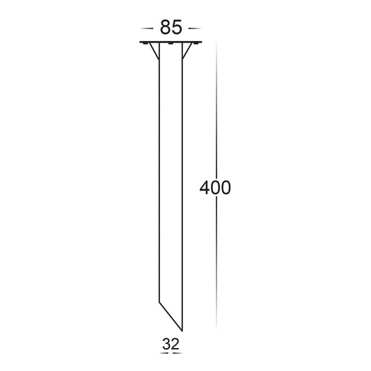 316 Stainless Steel Bollard spike - HV1607