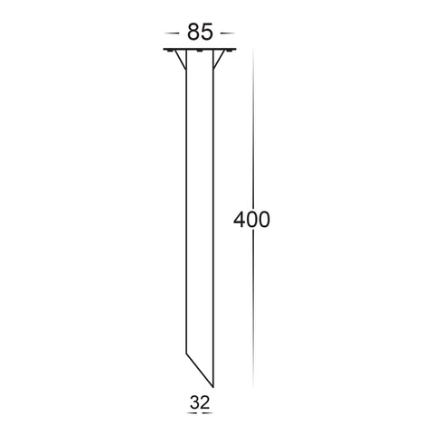 316 Stainless Steel Bollard spike - HV1607