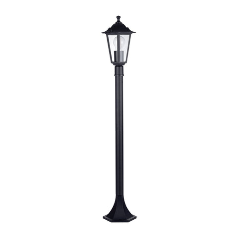 Fibra Aluminium Black 6 Panel Post Light - HV1652W-P-BLK