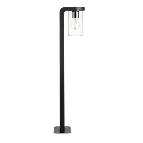 Angela Aluminium Black LED Bollard Light - HV1692W-BLK