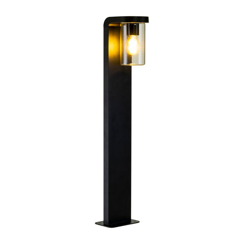 Angela Aluminium Black LED Bollard Light - HV1692W-BLK
