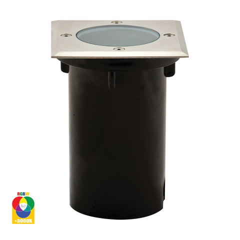 Metro Square 316 Stainless Steel RGBW Inground Light - HV1701RGBW