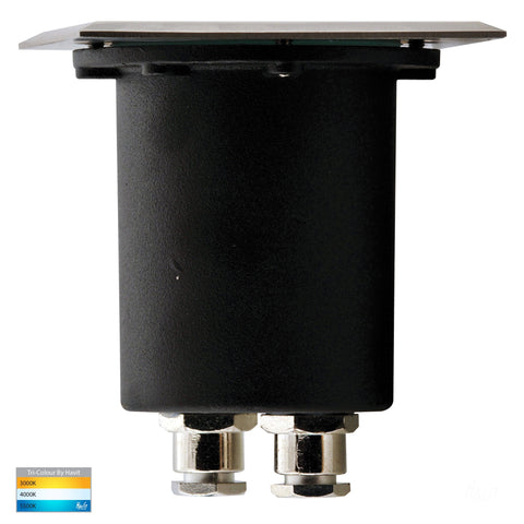 HV1706T - Metro Square 316 Stainless Steel TRI Colour Inground Lights - HV1706T
