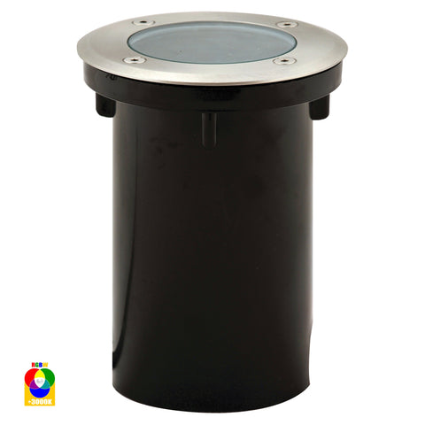 Metro Round 316 Stainless Steel RGBW Inground Lights - HV1801RGBW