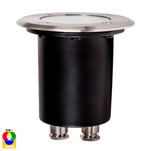 Metro Round 316 Stainless Steel RGBW Inground Lights - HV1801RGBW
