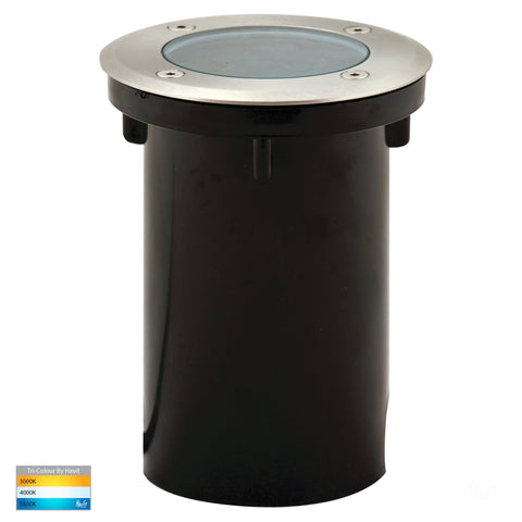 HV1806T - Metro Round 316 Stainless Steel TRI Colour Inground Lights - HV1806T