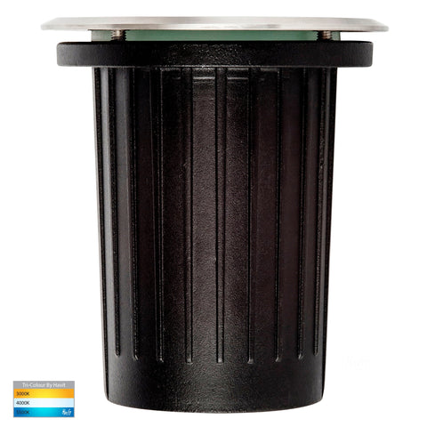 Luta 316 Stainless Steel TRI Colour Adjustable Inground Light - HV1825T