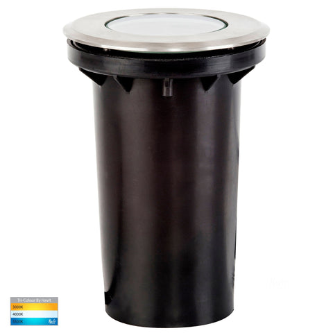 Luta 316 Stainless Steel TRI Colour Adjustable Inground Light - HV1825T