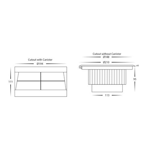 Klip 316 Stainless Steel 20w LED Inground Light - HV1833-HC