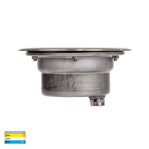 Split 316 Stainless Steel TRI Colour 5w LED Inground Light - HV1842T-240V