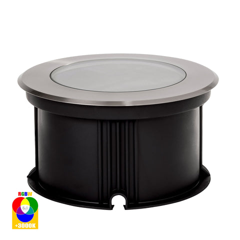 Split 316 Stainless Steel 12w RGBW LED Inground Light - HV1843RGBW