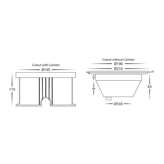 Split 316 Stainless Steel 12w RGBW LED Inground Light - HV1843RGBW