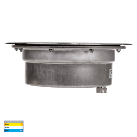 Split 316 Stainless Steel TRI Colour 18w LED Inground Light - HV1845T-240V