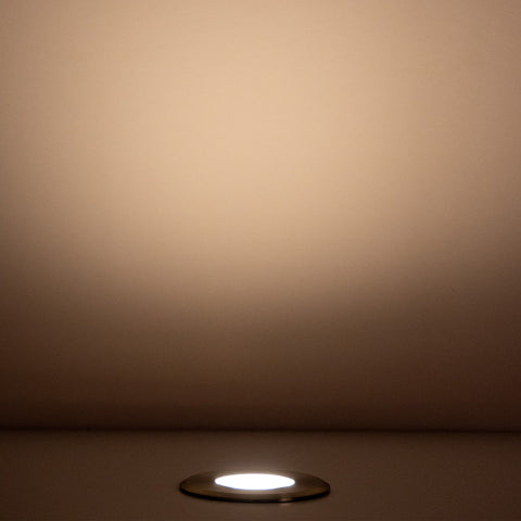 Recessed Round Wall / Black Step Light - HV19022T-BLK