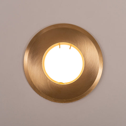 Ollo Brass TRI Colour LED Wall or Inground Light - HV19022T-BR