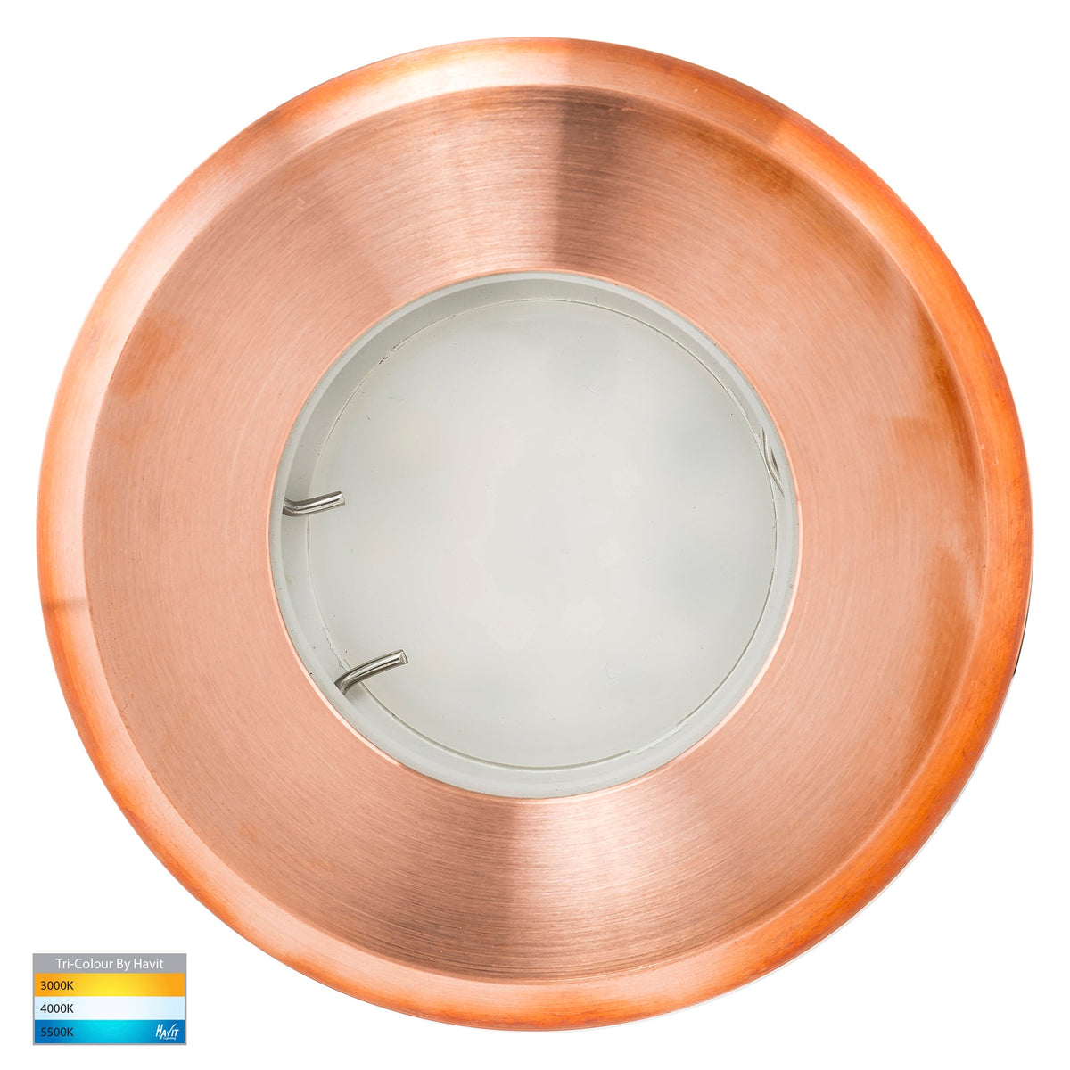 Recessed Round Wall / In-ground Copper Face - HV19022T-CP