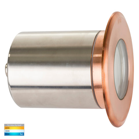 Recessed Round Wall / In-ground Copper Face - HV19022T-CP