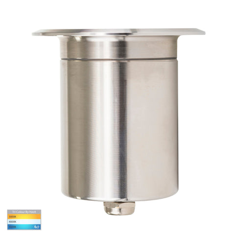 Recessed Round Wall / Step Light 316 Stainless Steel - HV19042T-SS316