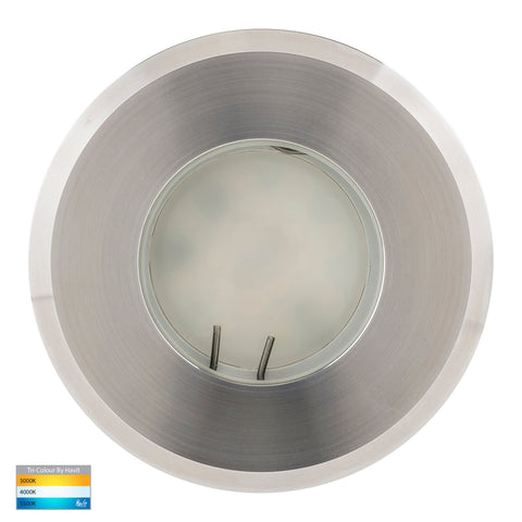 Recessed Round Wall / Step Light 316 Stainless Steel - HV19042T-SS316