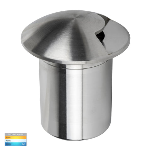Single In-ground Path / Driveway Light Round 316 Stainless Steel - HV19062T