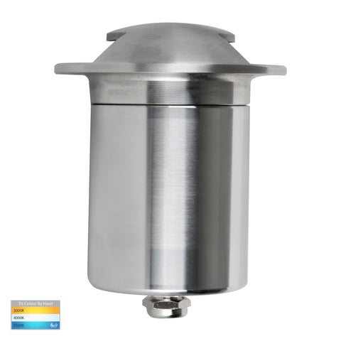 Double In-ground Path /Driveway Light Round 316 Stainless Steel - HV19072T