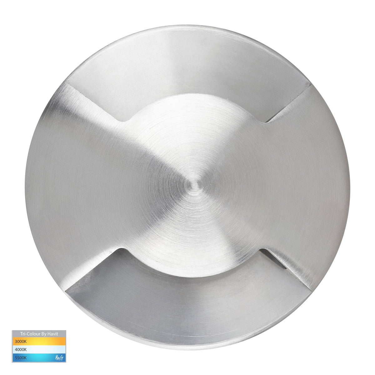 Double In-ground Path /Driveway Light Round 316 Stainless Steel - HV19072T