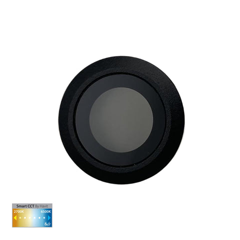 Flame 316 Stainless Steel Black CCT Deck Lights - HV2826CCT-BLK