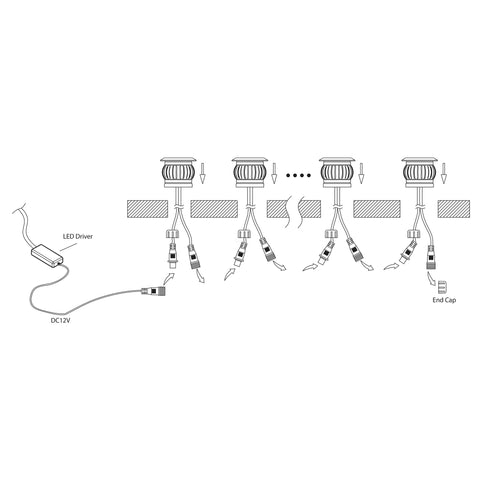 Flame 316 Stainless Steel RGBCW Deck Lights - HV2826RGBCW