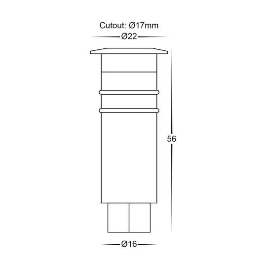 KETT 316 Stainless Steel LED Deck Lights - HV2861W