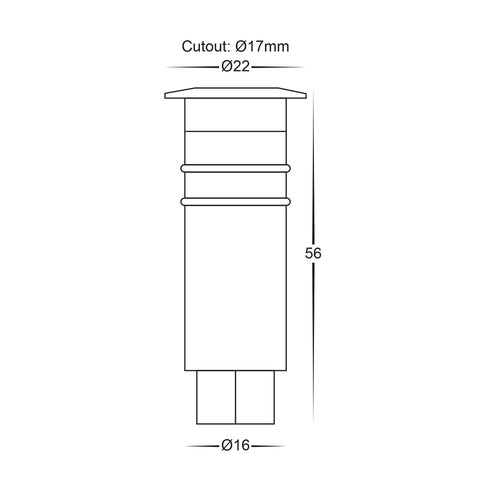 KETT 316 Stainless Steel LED Deck Lights - HV2861W