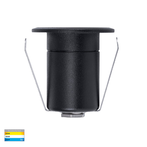 Elite Black Aluminium LED Deck or Inground Lights - HV2881T-BLK-12V