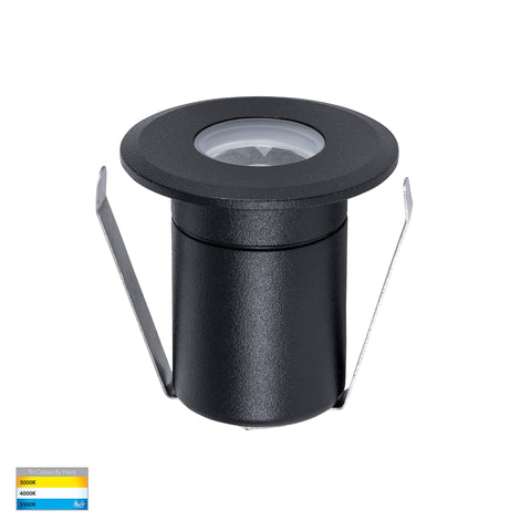 Elite Black Aluminium LED Deck or Inground Lights - HV2881T-BLK-12V