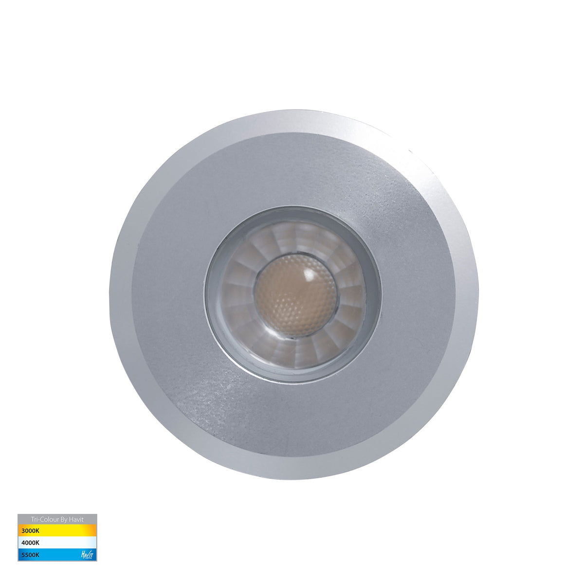 Elite Silver Aluminium LED Deck or inground lights - HV2881T-SLV-12V