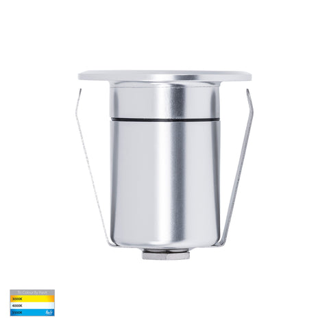 Elite Silver Aluminium LED Deck or inground lights - HV2881T-SLV-12V