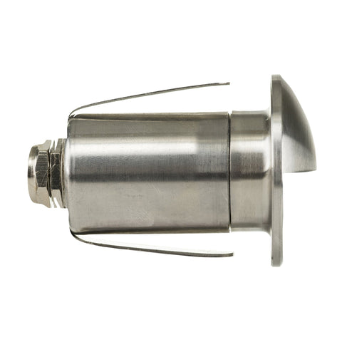 Mini Recessed Step Light with Eyelid 316 Stainless Steel - HV2891T-SS316-12V