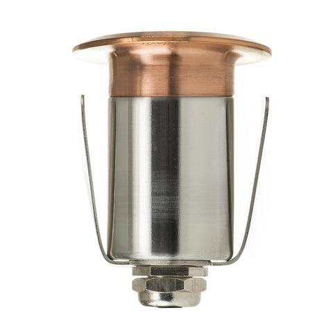 Mini Recessed In-ground/Step Light Copper Face - HV2892T-CP-12V