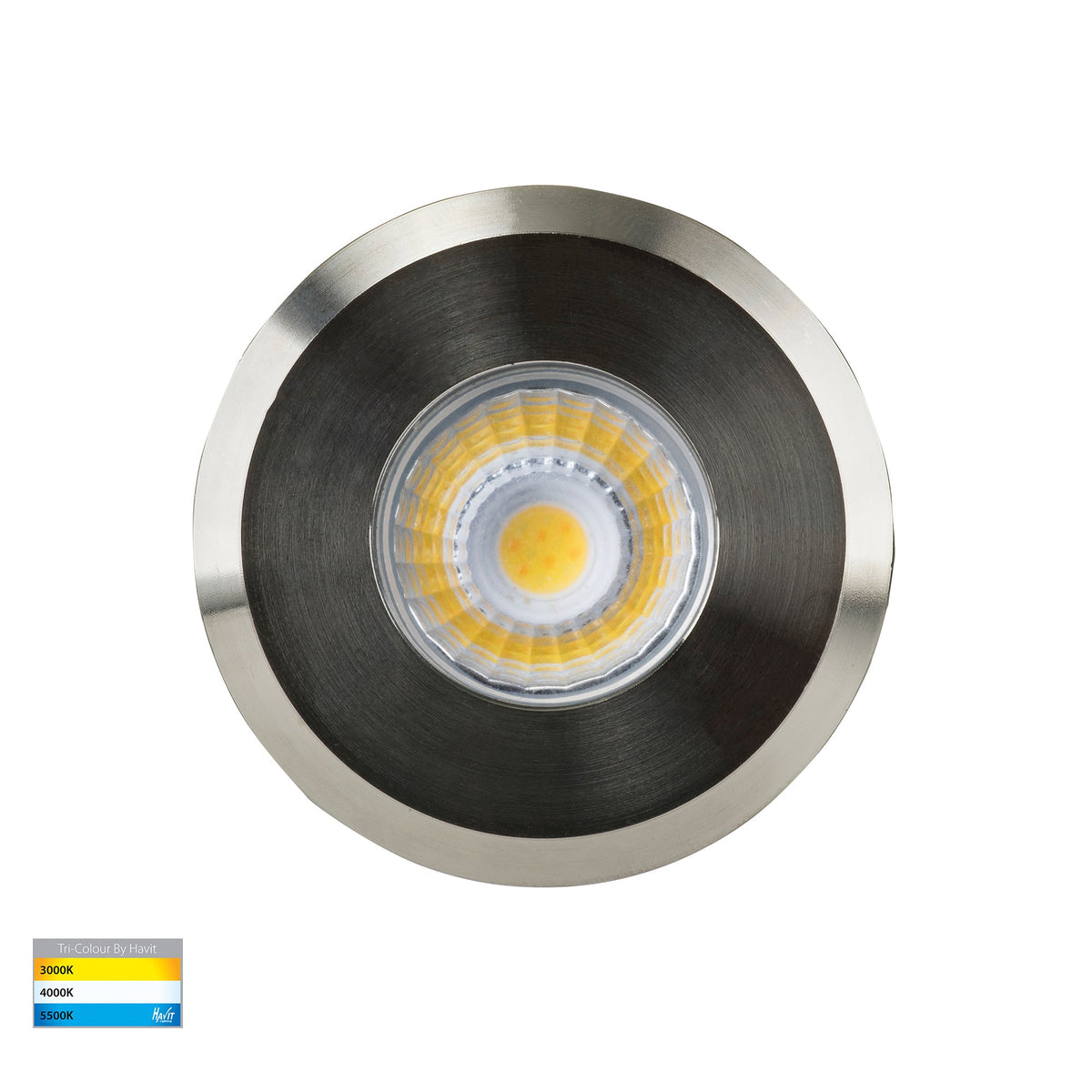 Mini Recessed In-ground/Step Light 316 Stainless Steel - HV2892T-SS316-12V