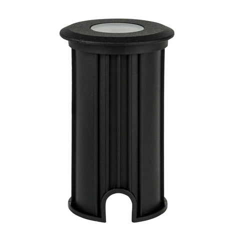 Mini Recessed In-ground/Step Light Black - HV2892T-BLK-12V