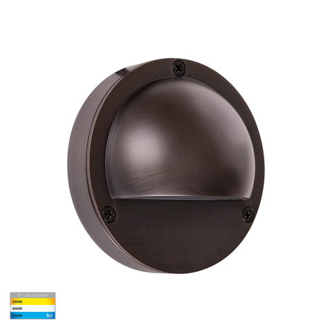 HV2904-AB - Pinta Antique Brass Step Lights with Eyelid - HV2902-AB