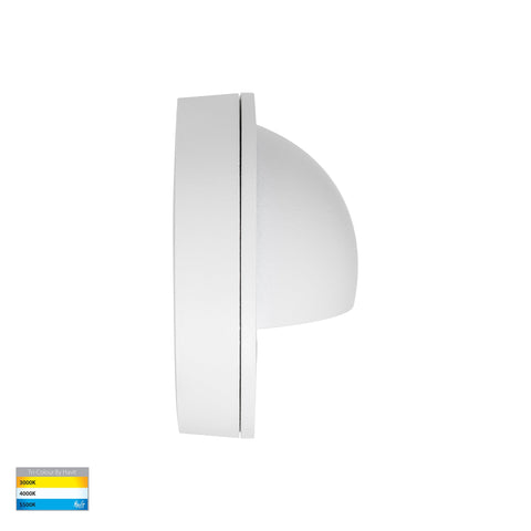 Pinta White Step Lights with Eyelid - HV2923T-WHT