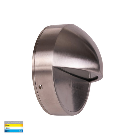 Veko 316 Stainless Steel Step Lights with Eyelid - HV2928T-SS316-240V