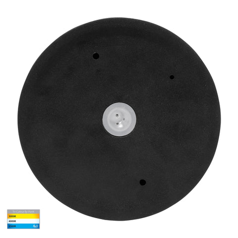 Veko Black Step Lights with Eyelid - HV2929T-BLK-12V