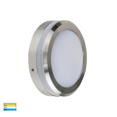 Nava Titanium Coloured Aluminium LED Step Lights - HV2960T-TTM-240V