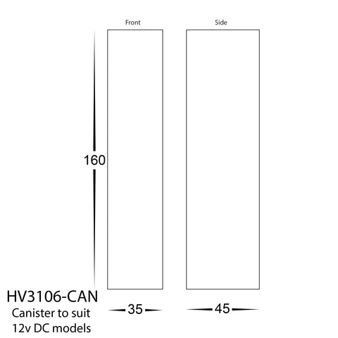Paso Black Recessed LED Step Light - HV3106T-BLK-12V