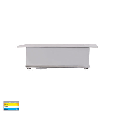Trin White Rectangular Recessed LED Step Light - HV3113T-WHT-12V